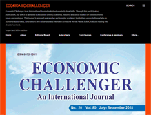 Tablet Screenshot of economicchallenger.net